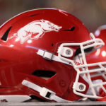 Arkansas football helmet.