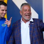 Florida coach Todd Golden and Auburn coach Bruce Pearl