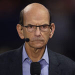 Paul Finebaum is shown on ESPN.