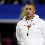 Steve Sarkisian before the Cotton Bowl.