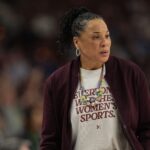 South Carolina head coach Dawn Staley.