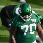 New York Jets OT Armand Membou.