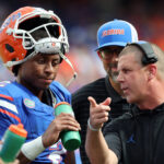 DJ Lagway and Billy Napier.