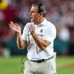 South Carolina coach Shane Beamer.