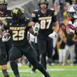 Mizzou running back Ahmad Hardy.