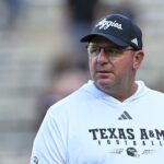 Texas A&M coach Mike Elko.