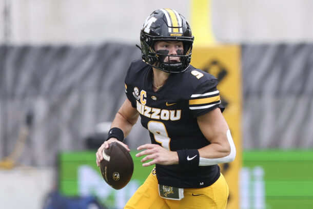 Missouri quarterback Beau Pribula