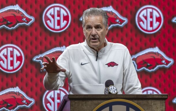 John Calipari at SEC Basketball Media Days.