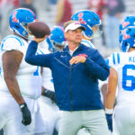 Lane Kiffin and the Rebels against Oklahoma.