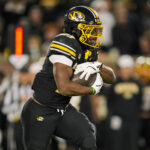 Mizzou running back Ahmad Hardy.