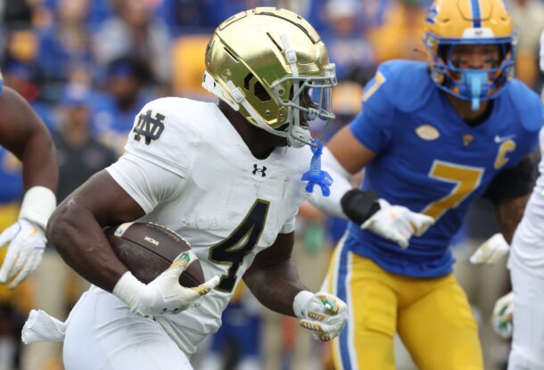 Notre Dame RB Jeremiyah Love.